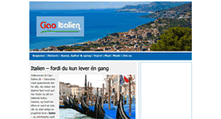 Desktop Screenshot of ciao-italien.dk